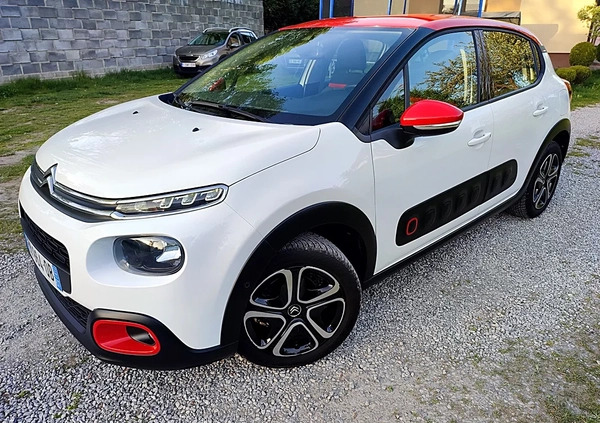 Citroen C3 cena 38900 przebieg: 141000, rok produkcji 2017 z Lubartów małe 466